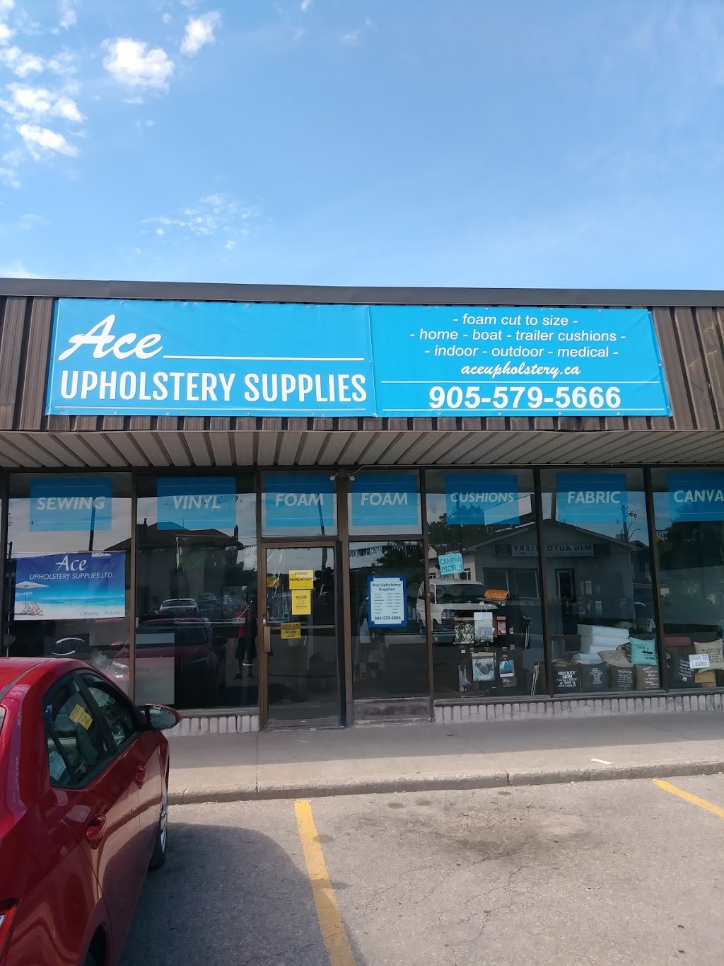 Ace Upholstery Supplies | 433 Simcoe St S Unit 2, Oshawa, ON L1H 4J5, Canada | Phone: (905) 579-5666