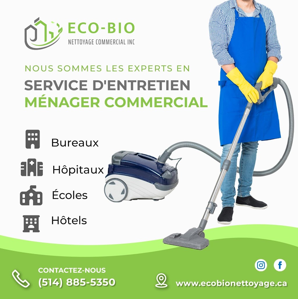 Eco-Bio Nettoyage Commercial Inc -Entretien ménager commercial | 10353 Rue Berri #2, Montréal, QC H3L 2G9, Canada | Phone: (514) 885-5350