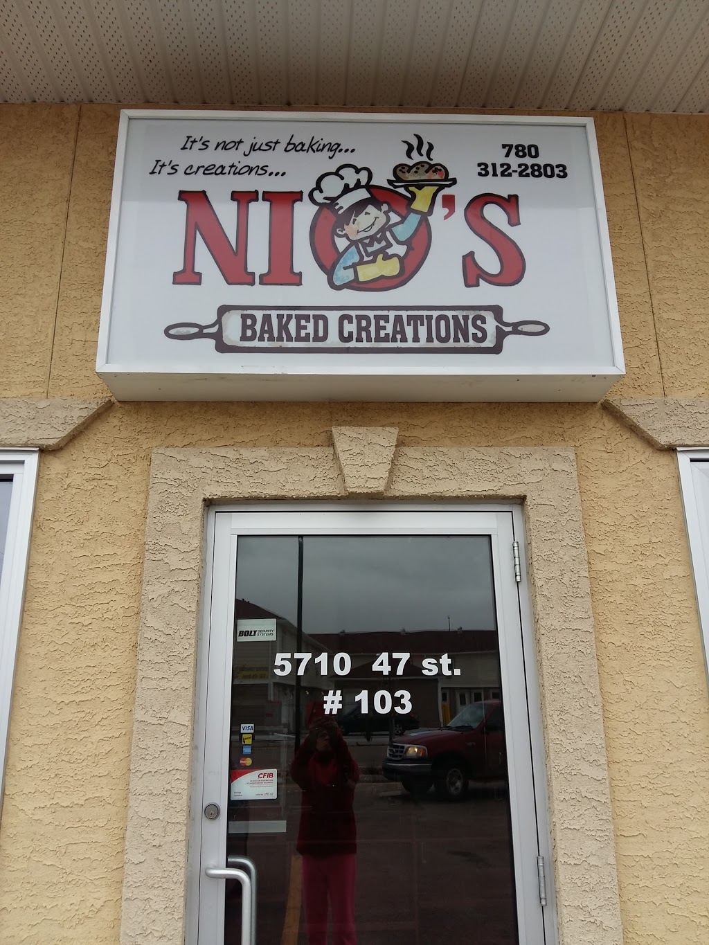 Nios Baked Creations | 5710 47 St Unit 103, Wetaskiwin, AB T9A 2R2, Canada | Phone: (780) 312-2803