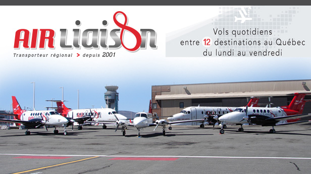 Air Liaison | 607 6e Avenue de lAéroport, Québec, QC G2G 2T4, Canada | Phone: (888) 589-8972