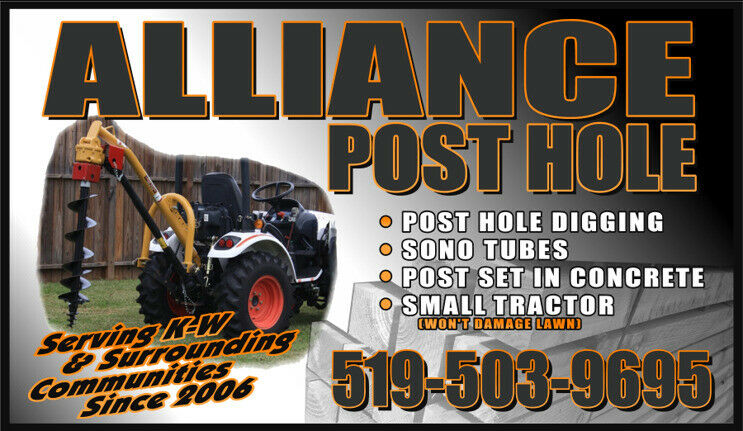 Alliance Post Hole & Fence Repair | 99 Livingston Blvd, Baden, ON N3A 4L2, Canada | Phone: (519) 503-9695