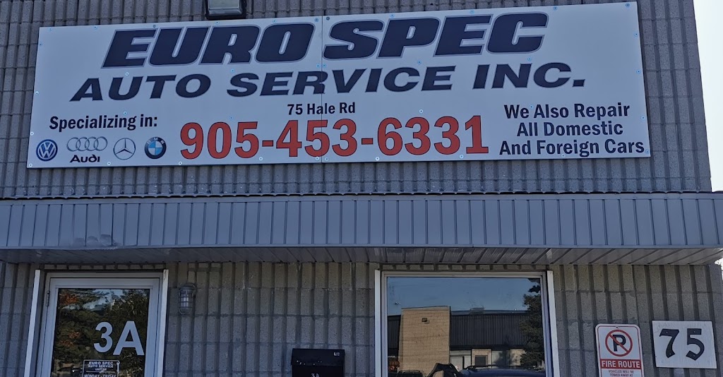 Euro spec auto service inc. | 75 Hale Rd unit 3A, Brampton, ON L6W 3J9, Canada | Phone: (905) 453-6331