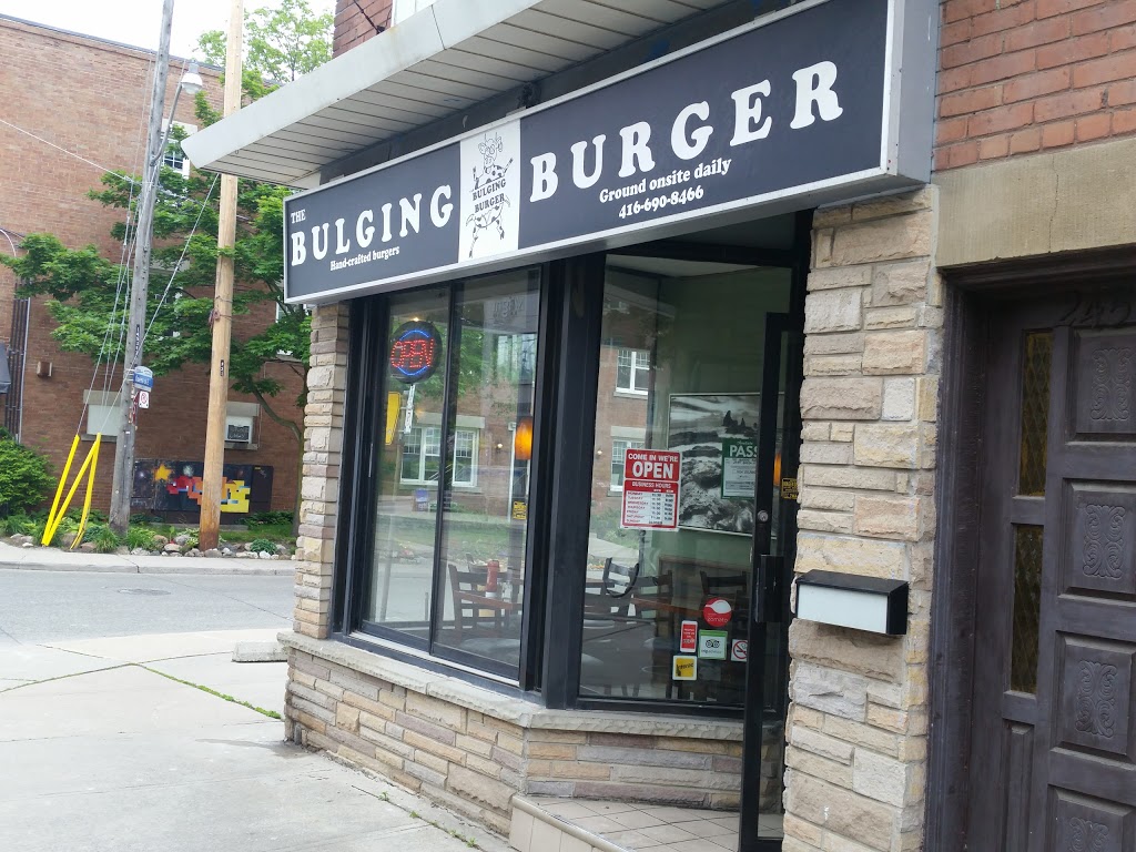 The Bulging Burger | 2459 Queen St E, Toronto, ON M4E 1H7, Canada | Phone: (416) 690-8466