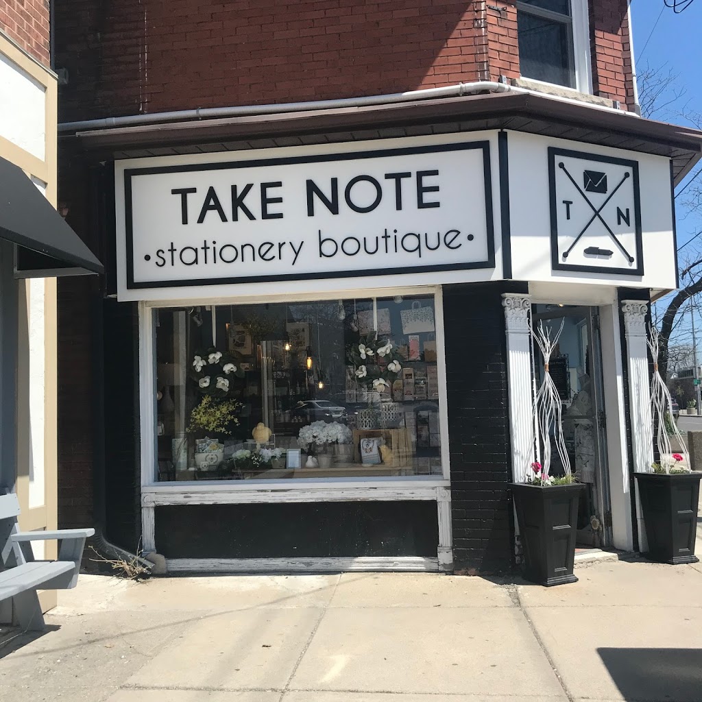 Take Note Stationery Boutique | 1002 King St W, Hamilton, ON L8S 1L1, Canada | Phone: (905) 522-7668