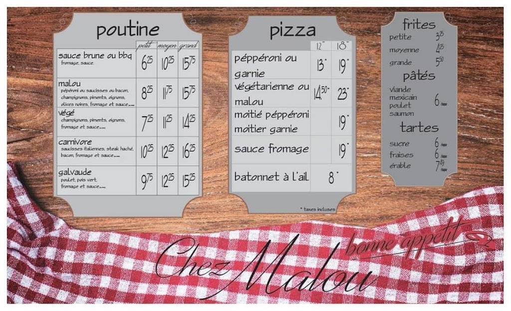 Bar Chez Malou de Saint-Zacharie Enr. | 797 15e Rue, Saint-Zacharie, QC G0M 2C0, Canada | Phone: (418) 593-6637