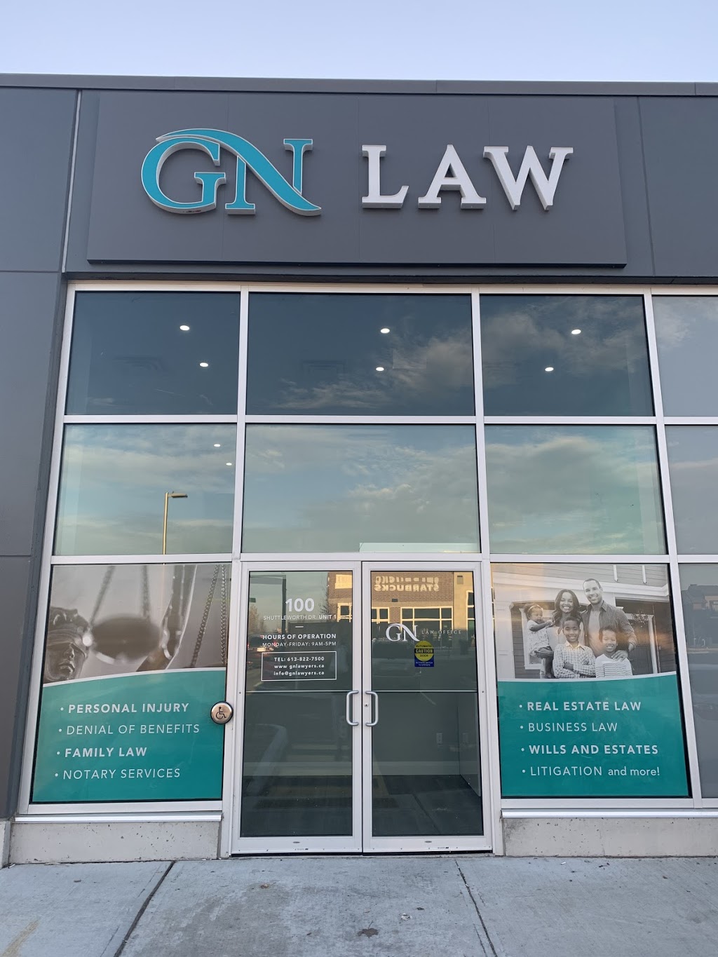 GN Law Office | 100 Shuttleworth Dr. #1, Ottawa, ON K1T 0W7, Canada | Phone: (613) 822-7500