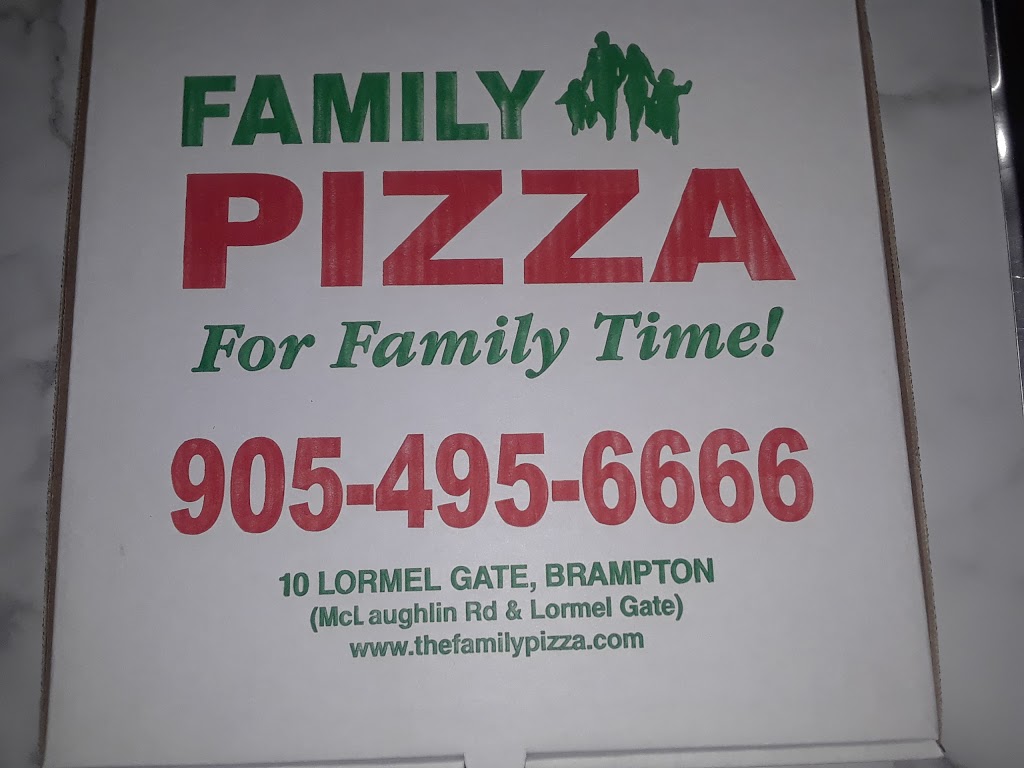 Family Pizza | 10 Lormel Gate, Brampton, ON L7A 2K7, Canada | Phone: (905) 495-6666