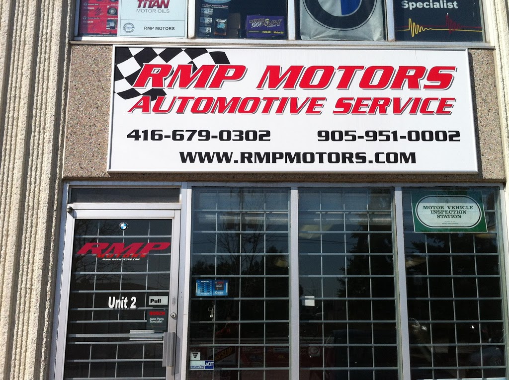 RMP Motors | 12 Goodmark Pl #2, Etobicoke, ON M9W 6R1, Canada | Phone: (416) 679-0302