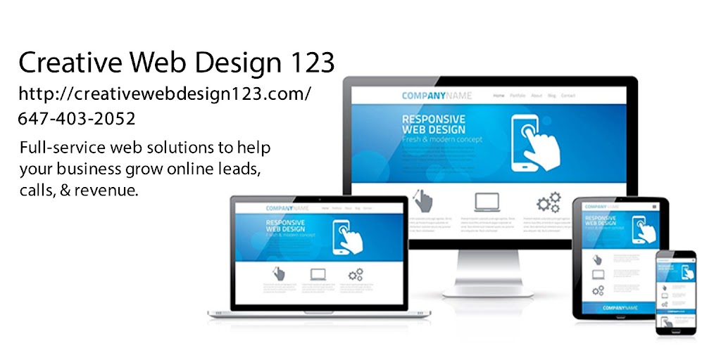 Creative Web Design 123 | 70 Viewmount Ave, North York, ON M6B 1T6, Canada | Phone: (647) 403-2052