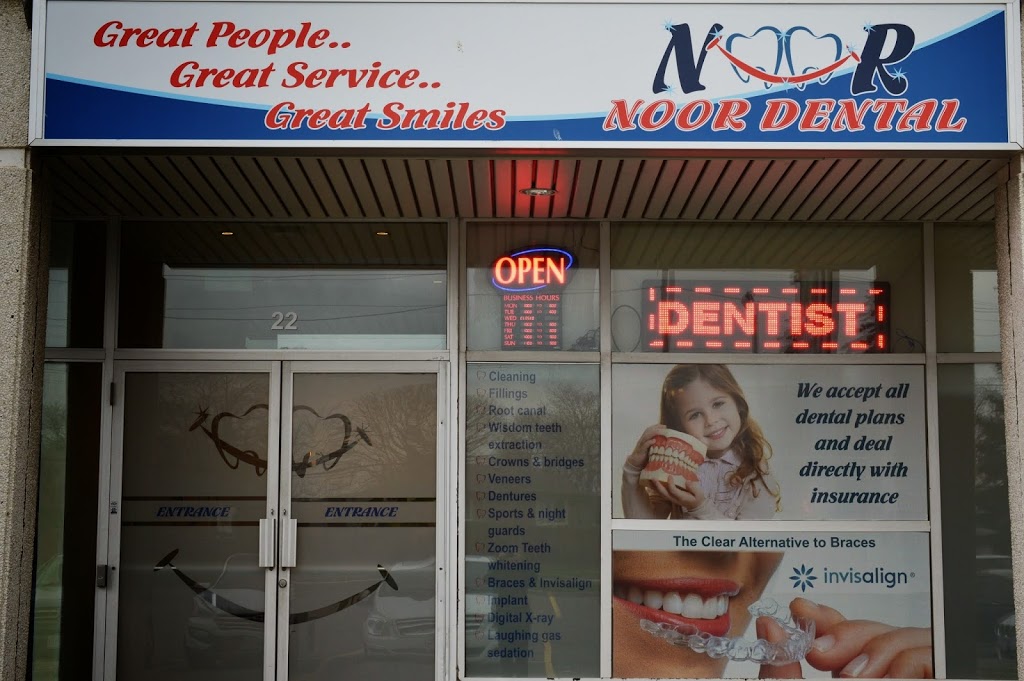 Noor Dental Etobicoke | 1723 Kipling Ave #22, Etobicoke, ON M9R 4E1, Canada | Phone: (647) 350-6667