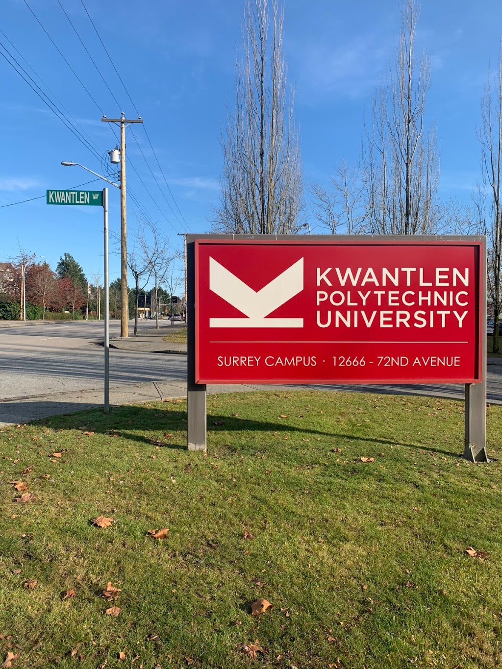 Kwantlen Polytechnic University | 12666 72 Ave, Surrey, BC V3W 2M8, Canada | Phone: (604) 599-2100