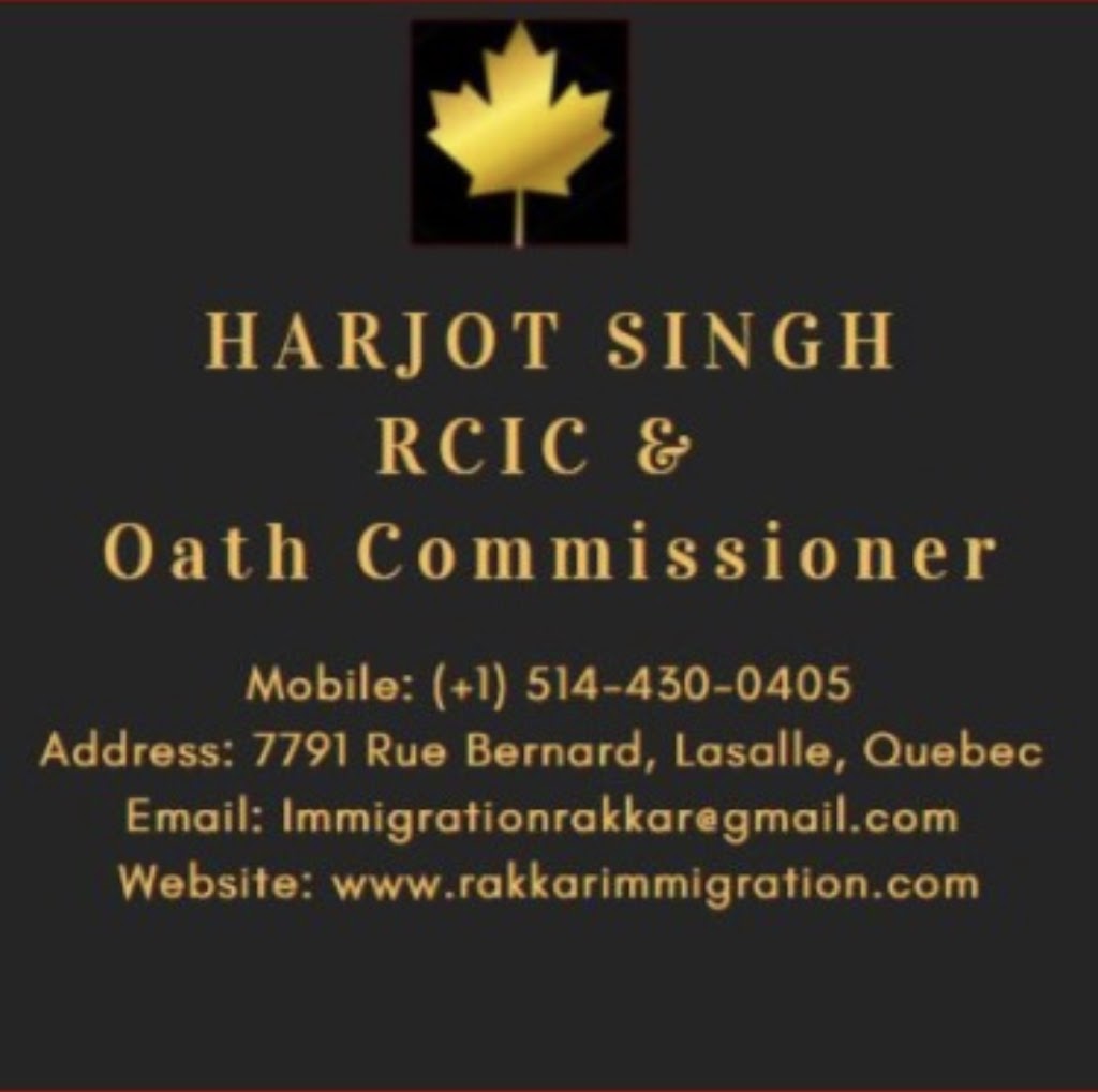 Rakkar Immigration Services Inc | 7791 Rue Bernard, LaSalle, QC H8N 1V8, Canada | Phone: (514) 430-0405