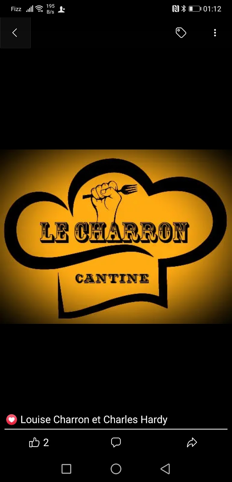 Cantine Le Charron | 4939 Bd Allard, Saint-Nicéphore, QC J2A 2S4, Canada | Phone: (819) 300-0820