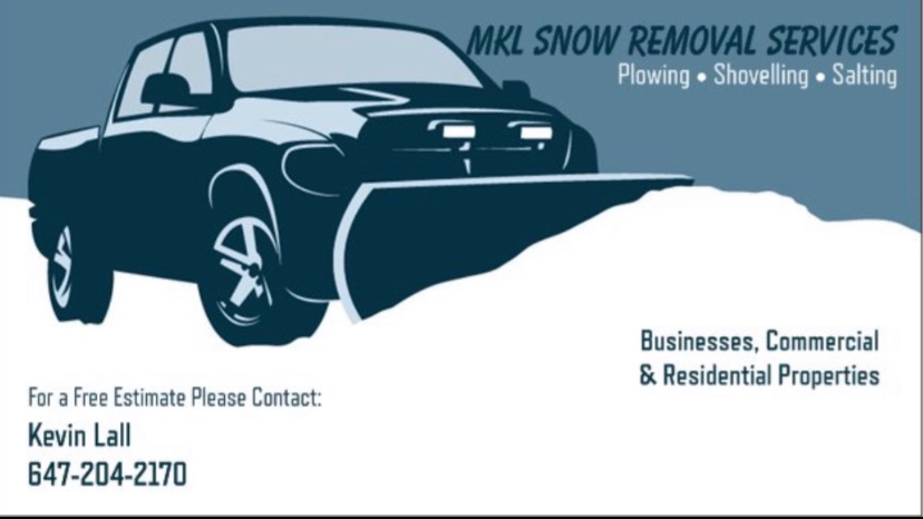 MKL Snow Removal Services & Lawn Care | 1 Templewood Crescent, Woodbridge, ON L4H 0W2, Canada | Phone: (647) 204-2170