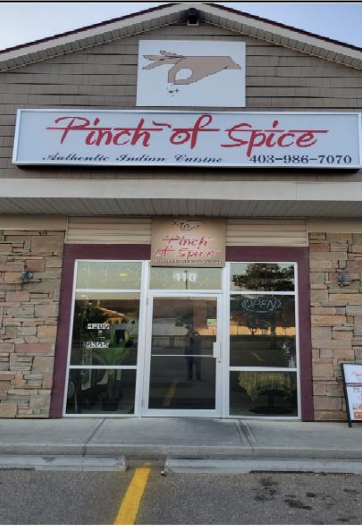 Pinch Of Spice Red Deer | 2 Jewell St Unit 110, Red Deer, AB T4P 4G8, Canada | Phone: (403) 986-7070