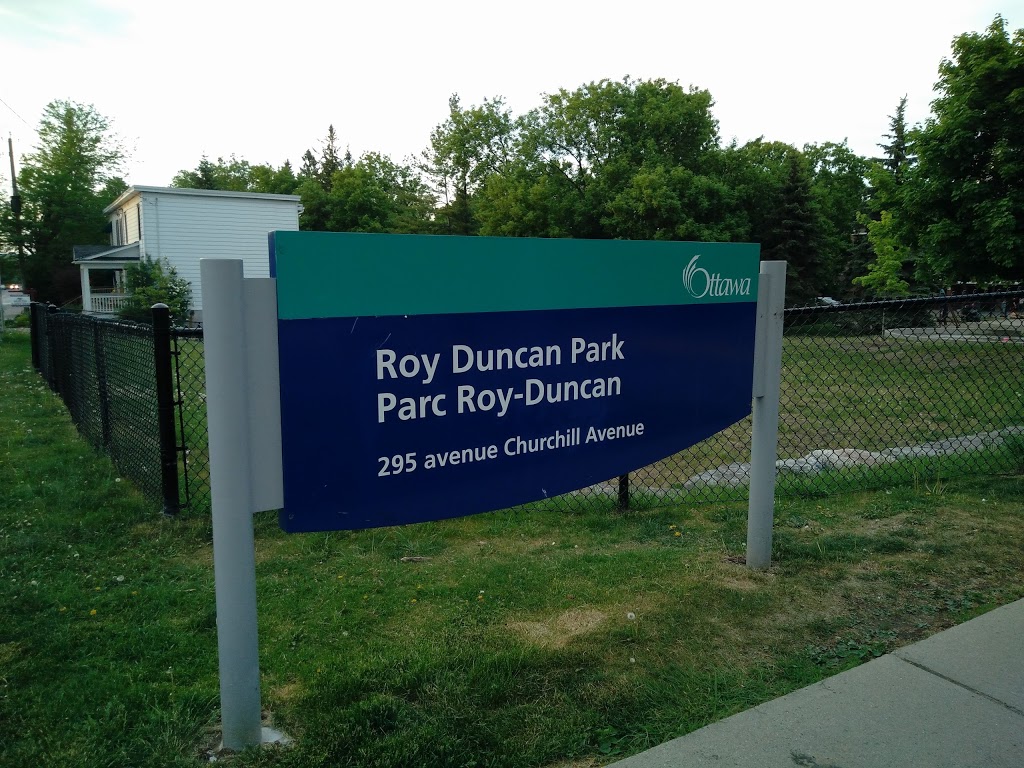 Roy Duncan Park | 295 Churchill Ave N, Ottawa, ON K1Z 5B7, Canada | Phone: (613) 580-2400