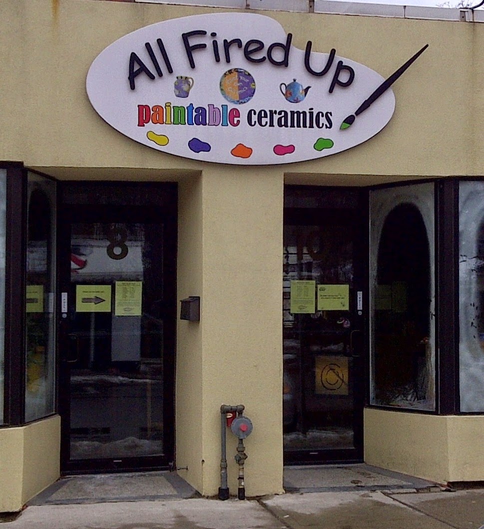 All Fired Up paintable ceramics | 8 & 10 Brentwood Rd N, Etobicoke, ON M8X 2B5, Canada | Phone: (416) 233-5512