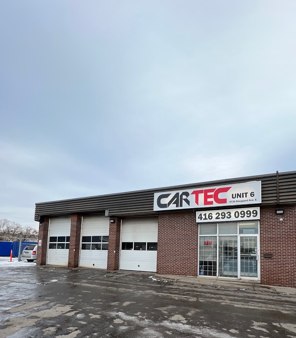 Cartec automotive service center | 4736 Sheppard Ave E unit6, Scarborough, ON M1S 3V6, Canada | Phone: (416) 293-0999