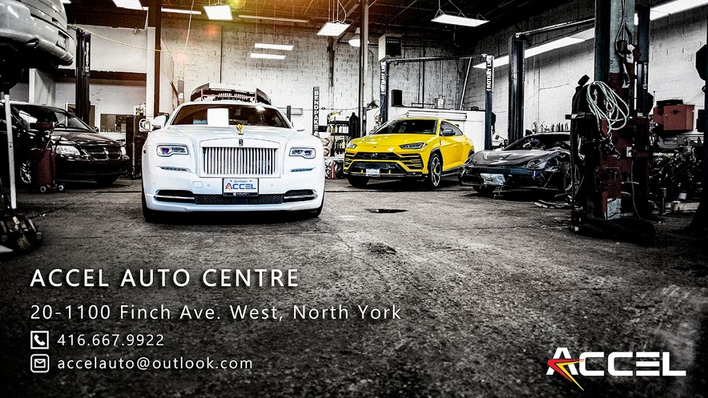 Accel Auto Centre | 20-1100 Finch Ave W, North York, ON M3J 2E2, Canada | Phone: (416) 667-9922