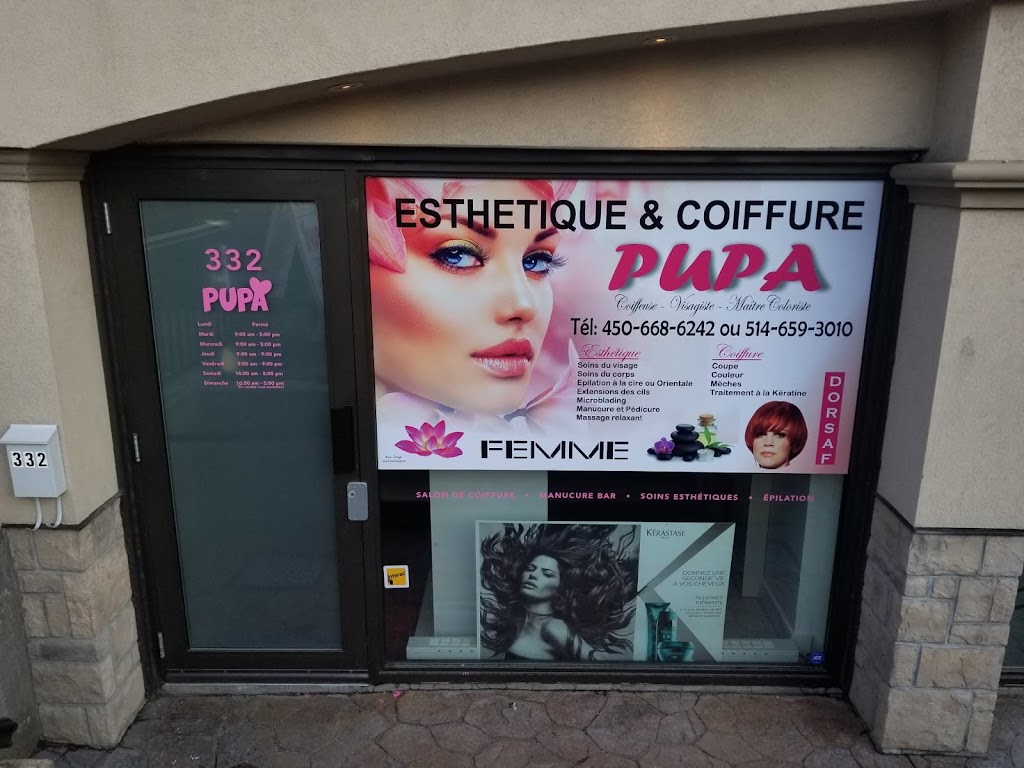 COIFFURE ET ESTHÉTIQUE PUPA | 332 Bd Cartier O, Laval, QC H7N 2J6, Canada | Phone: (514) 659-3010