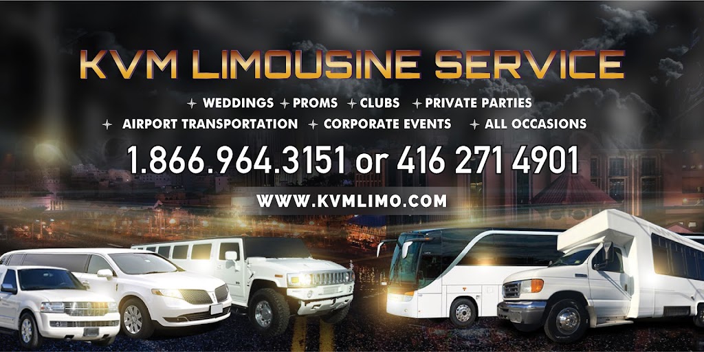 Limousine and Party Bus Service Richmond Hill - KVM Limo | 1160 Clarence St, Woodbridge, ON L4H 2V3, Canada | Phone: (416) 271-4901