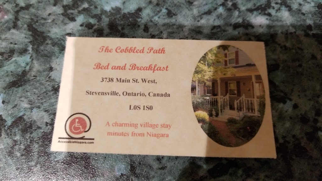 The Cobbled Path Bed And Breakfast | 3738 W Main St, Stevensville, ON L0S 1S0, Canada | Phone: (905) 382-1963