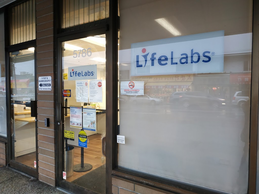LifeLabs Medical Laboratory Services | 5786 Victoria Dr, Vancouver, BC V5P 3W7, Canada | Phone: (800) 431-7206