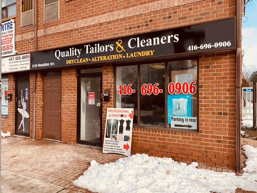 Quality Tailor & Cleaners | 1349 Woodbine Ave, East York, ON M4C 4G4, Canada | Phone: (416) 696-0906