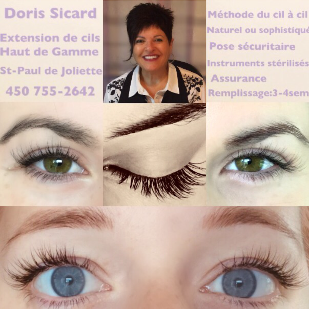 Extension de cils (Doris Sicard) | 740 Chemin St Jean, Saint-Paul, QC J0K 3E0, Canada | Phone: (450) 755-2642