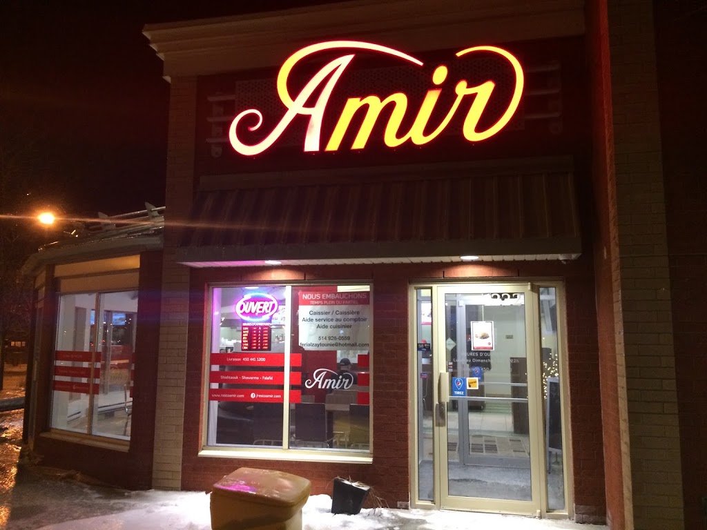 Amir | 1222 Boulevard des Promenades, Saint-Hubert, QC J3Y 5K2, Canada | Phone: (450) 461-5767