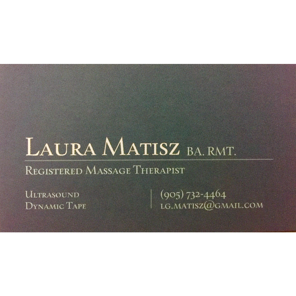 Laura Matisz (RMT) | 397 Thorold Rd, Welland, ON L3C 3W4, Canada | Phone: (905) 732-4464