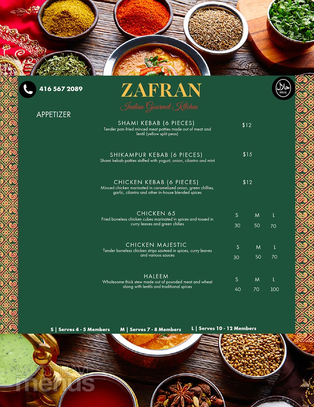 Zafran | 29 Heaven Cres, Milton, ON L9E 1C1, Canada | Phone: (416) 567-2089