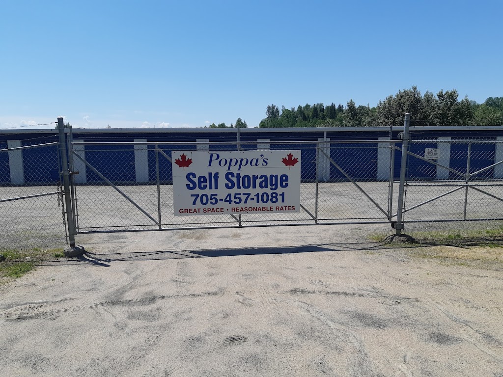 Poppas Self Storage | 85 Industrial Park Rd, Dysart et al, ON K0M 1S0, Canada | Phone: (705) 457-1081