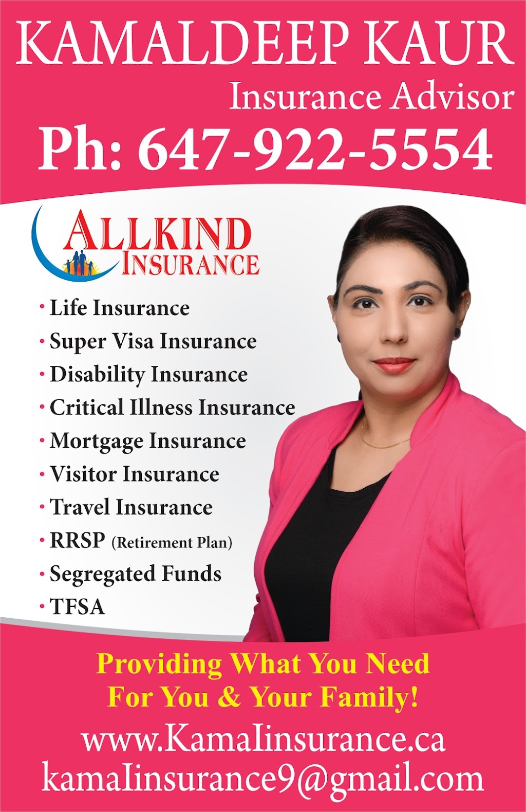 PERSONAL INSURANCE | 37 Luella Crescent, Brampton, ON L7A 3H8, Canada | Phone: (647) 922-5554