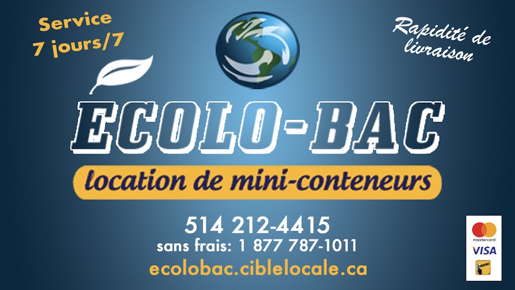 Écolo-Bac Inc - Location de mini-conteneurs | 790 Chem. des Patriotes, Saint-Denis-sur-Richelieu, QC J0H 1K0, Canada | Phone: (514) 212-4415