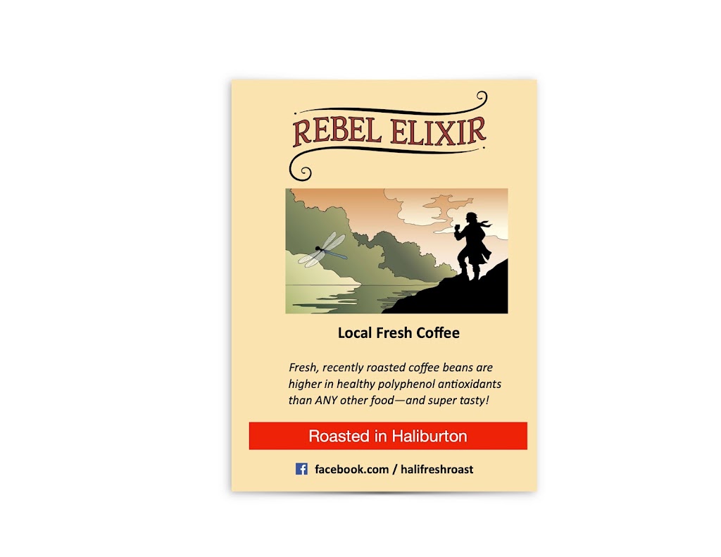 Rebel Elixir Coffee Roastery | Box 1296, 1148 Tattersall Rd, Dysart et al, ON K0M 1S0, Canada | Phone: (705) 455-2954