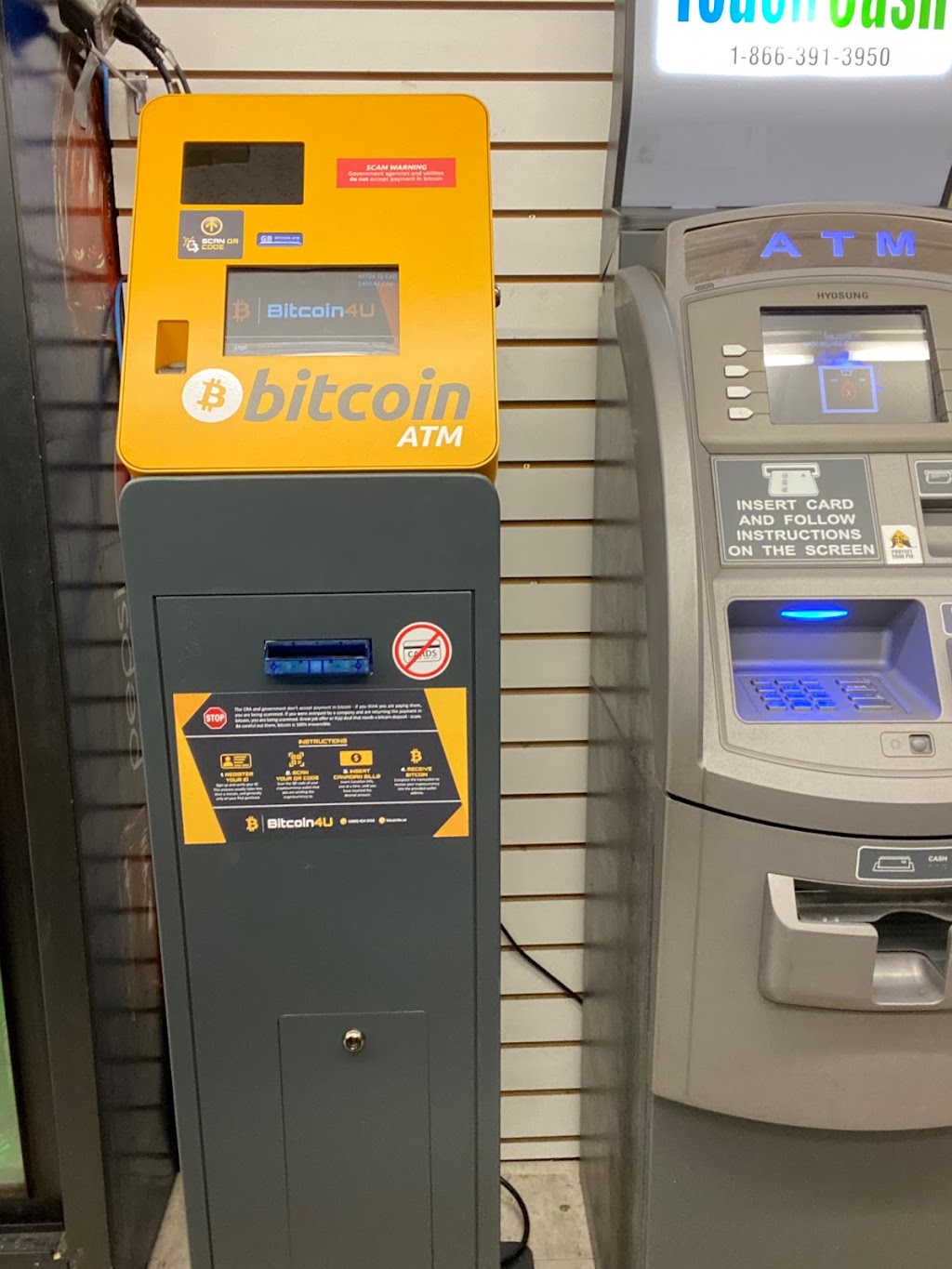 Bitcoin4U Bitcoin ATM | Convenience Plus, 4234 Lawrence Ave E, Scarborough, ON M1E 2S5, Canada | Phone: (416) 281-1059