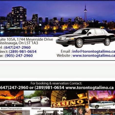 Ontime Limousine Service | 1744 Meyerside Dr, Mississauga, ON L5T 1A3, Canada | Phone: (800) 913-8360