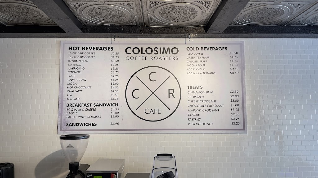 Colosimo Coffee Roasters Cafe | 140 Provencher Blvd, Winnipeg, MB R2H 0H3, Canada | Phone: (204) 954-7444