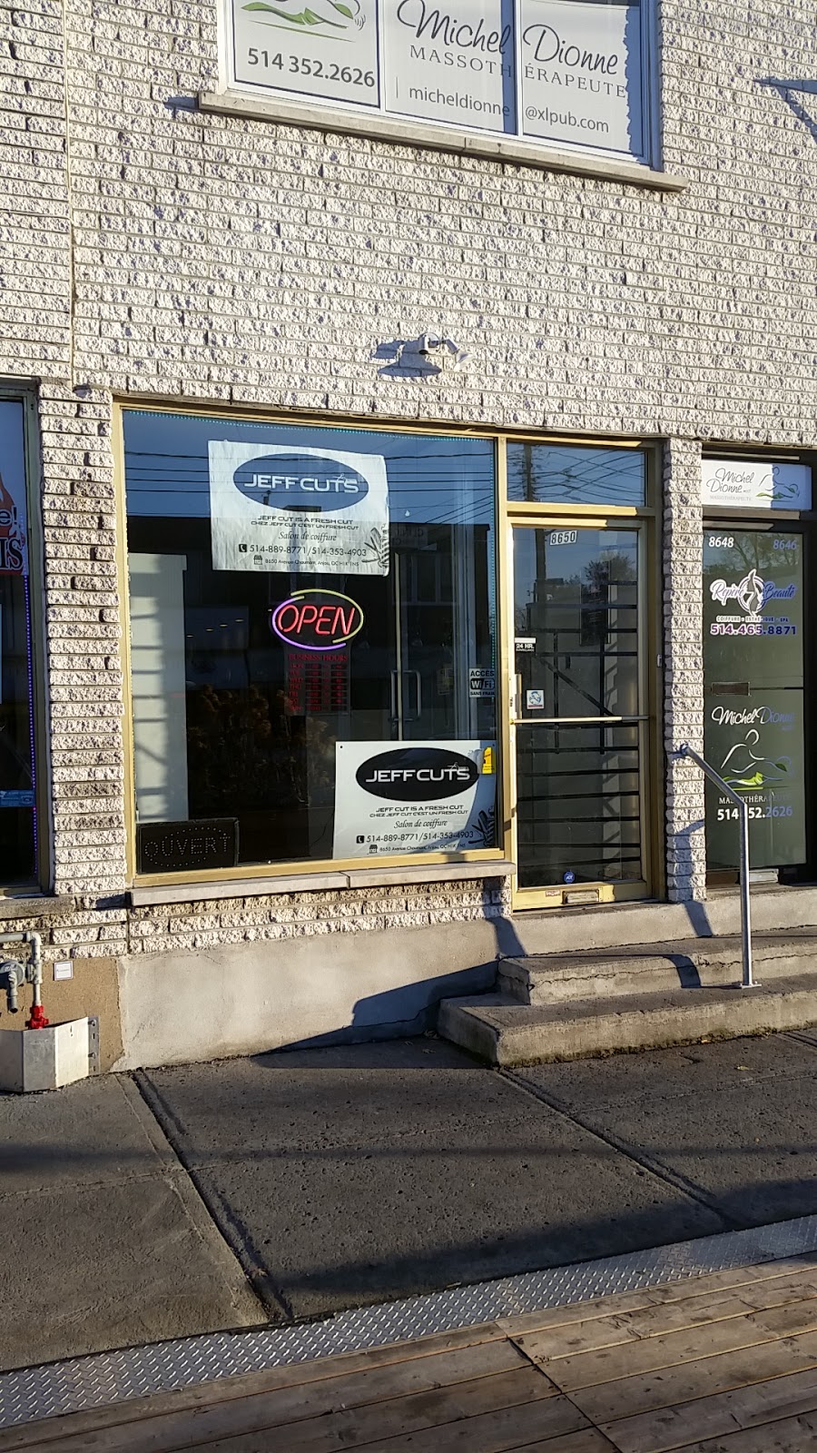 Jeffcuts | 8650 Avenue Chaumont, Anjou, QC H1K 1N5, Canada | Phone: (514) 889-8771