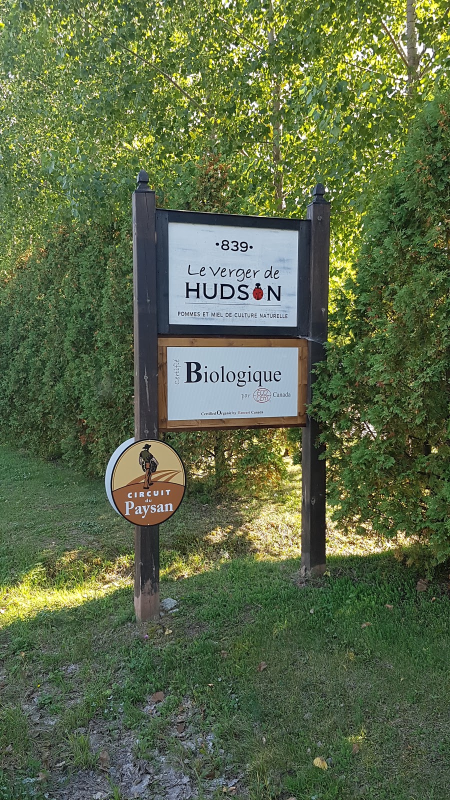 Verger de Hudson Bio | 839 Rue Main, Hudson, QC J0P 1H0, Canada | Phone: (450) 458-0163