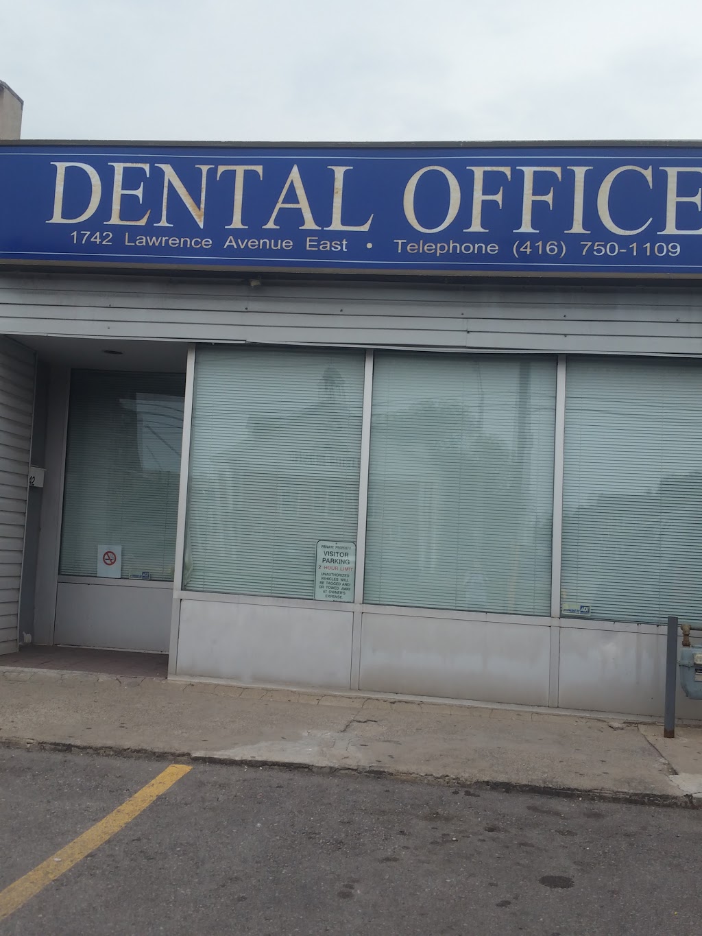 DENTAL OFFICE 1742 Lawrence avenue East | 1746 Lawrence Ave E, Scarborough, ON M1R 2Y1, Canada | Phone: (416) 750-1109