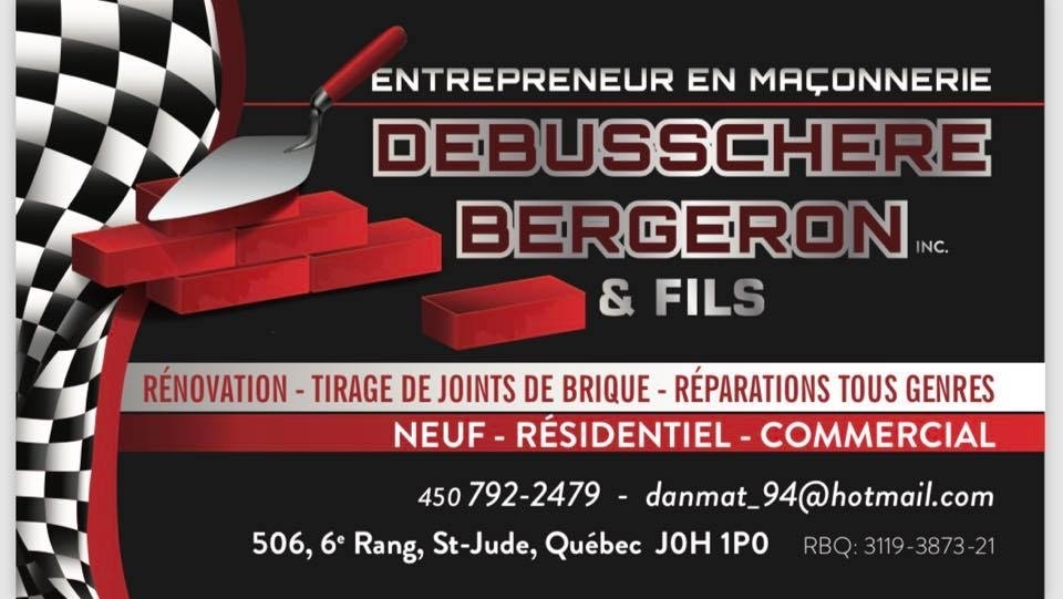 Debusschère Bergeron et Fils Inc | 1280 Rue Cécile, Saint-Jude, QC J0H 1P0, Canada | Phone: (450) 792-2479