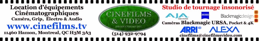 cinefilms & video productions inc | 11460 Rue Hamon, Montréal, QC H3M 3A3, Canada | Phone: (514) 932-9794