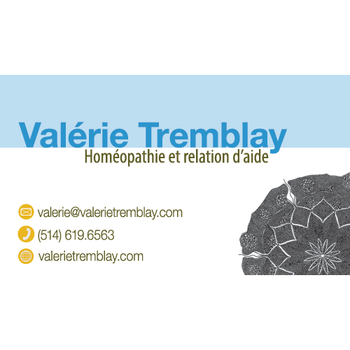 Valérie Tremblay, Homéopathe et relation daide | 169 Rue Turcotte, Rosemère, QC J7A 3A7, Canada | Phone: (514) 619-6563