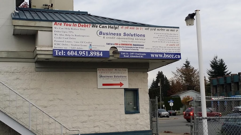 Business Solutions & Credit Counselling Services - Abbotsford | 2497 Clearbrook Rd #1A, Abbotsford, BC V2T 2Y3, Canada | Phone: (604) 951-8984