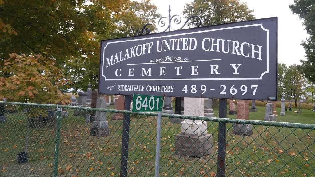 Malakoff United Church Cemetery | 6401 Malakoff Rd, North Gower, ON K0A 2T0, Canada | Phone: (613) 489-2697