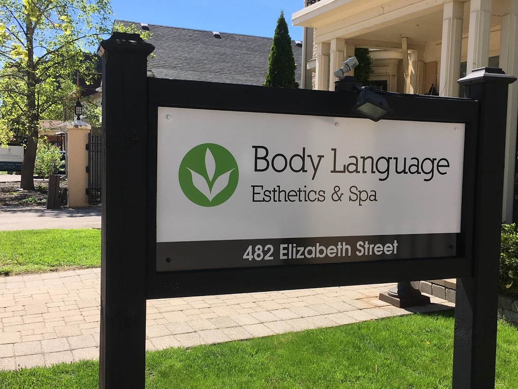 Body Language Esthetics | 482 Elizabeth St, Burlington, ON L7R 2M2, Canada | Phone: (905) 637-6638