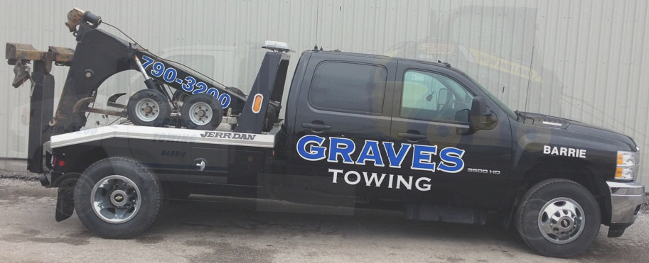 Graves Towing Service | 85 Rawson Ave, Barrie, ON L4N 6E5, Canada | Phone: (705) 728-3211