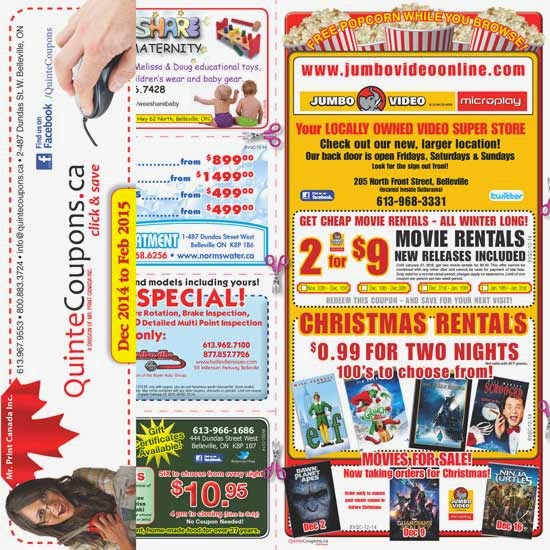 Quinte Coupons | 487 Dundas St W #2, Belleville, ON K8P 1B6, Canada | Phone: (613) 967-9553